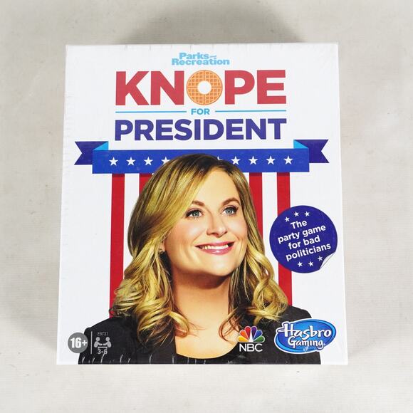 Knope For President Party Card Game Parks & Recreation Hasbro New Sealed - Picture 1 of 9